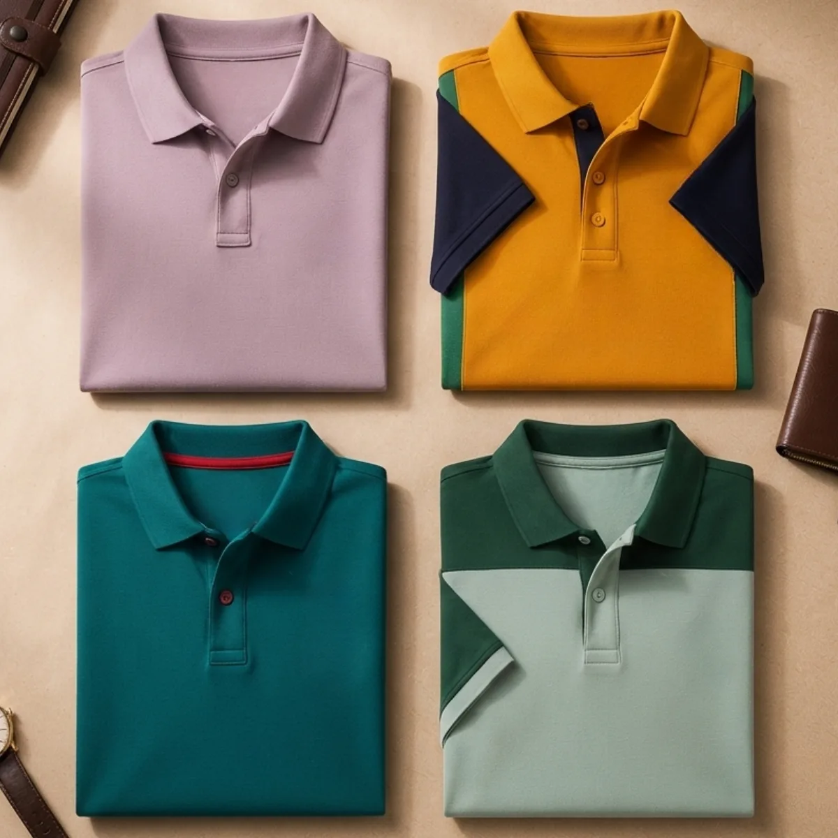 4 Polo T-Shirts Combo ( P-6 )