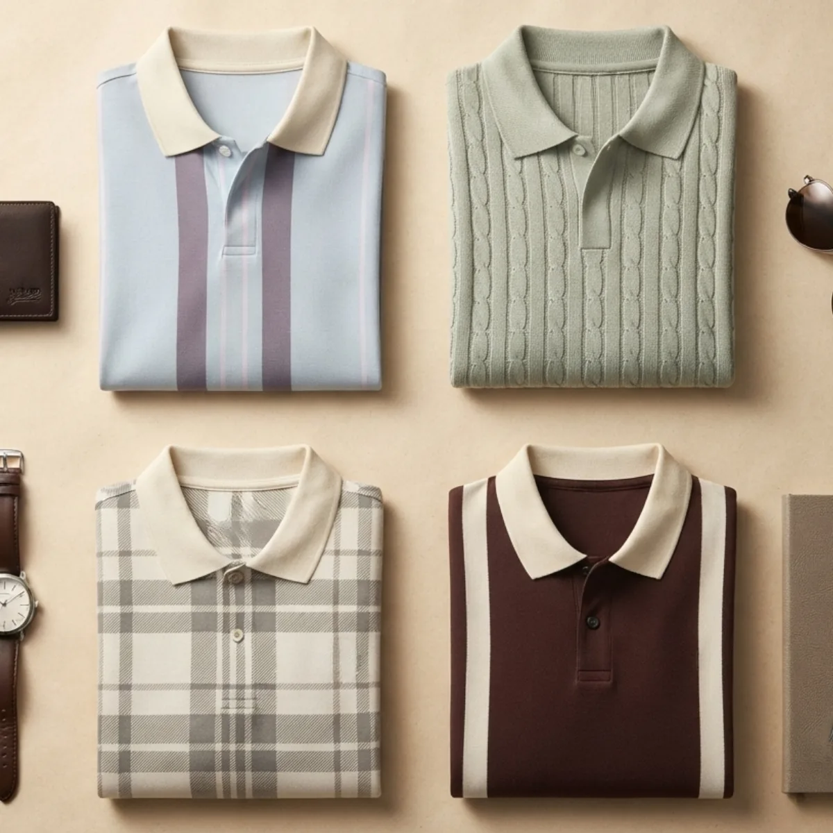 4 Polo T-Shirts Combo ( P-8 )