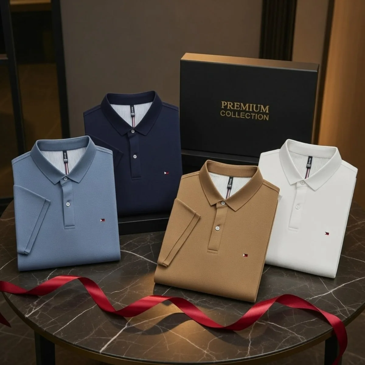 Pack of 4 Premium Polo T-Shirts for Men | PT-04