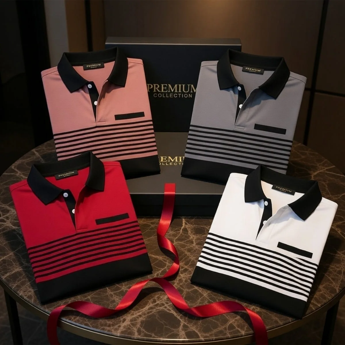 Pack of 4 Premium Polo T-Shirts for Men | PT-07