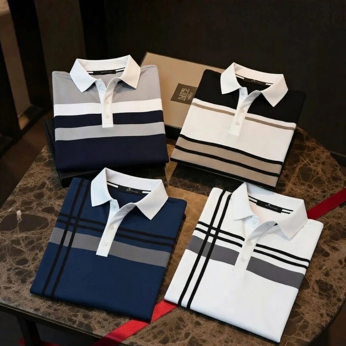 Pack of 4 Premium Polo T-Shirts for Men | PT-09